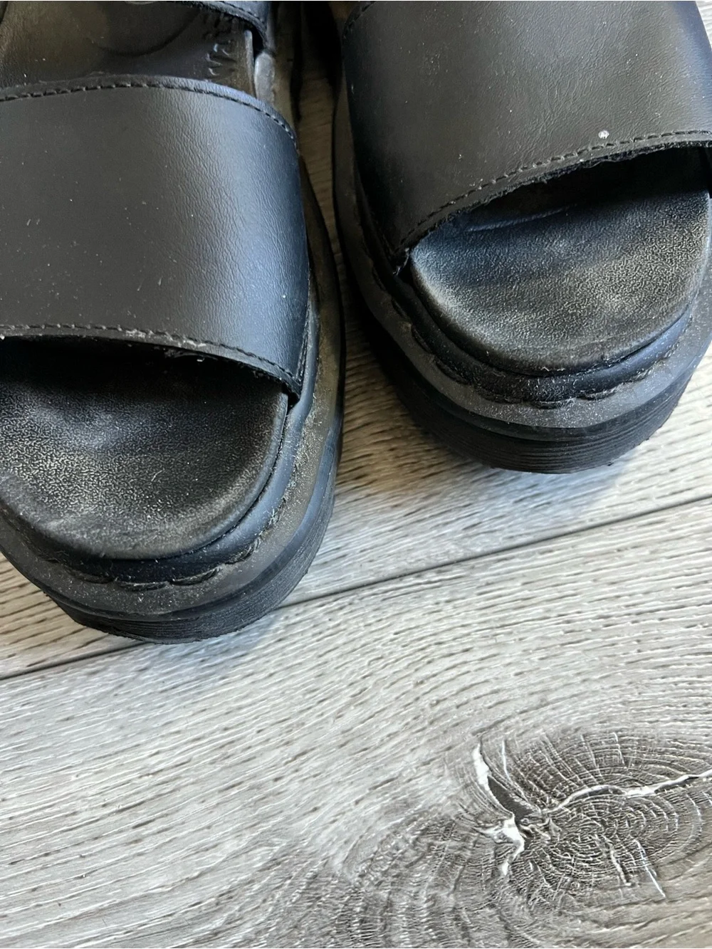 Dr. Martens Voss Hydro leather platform sandals